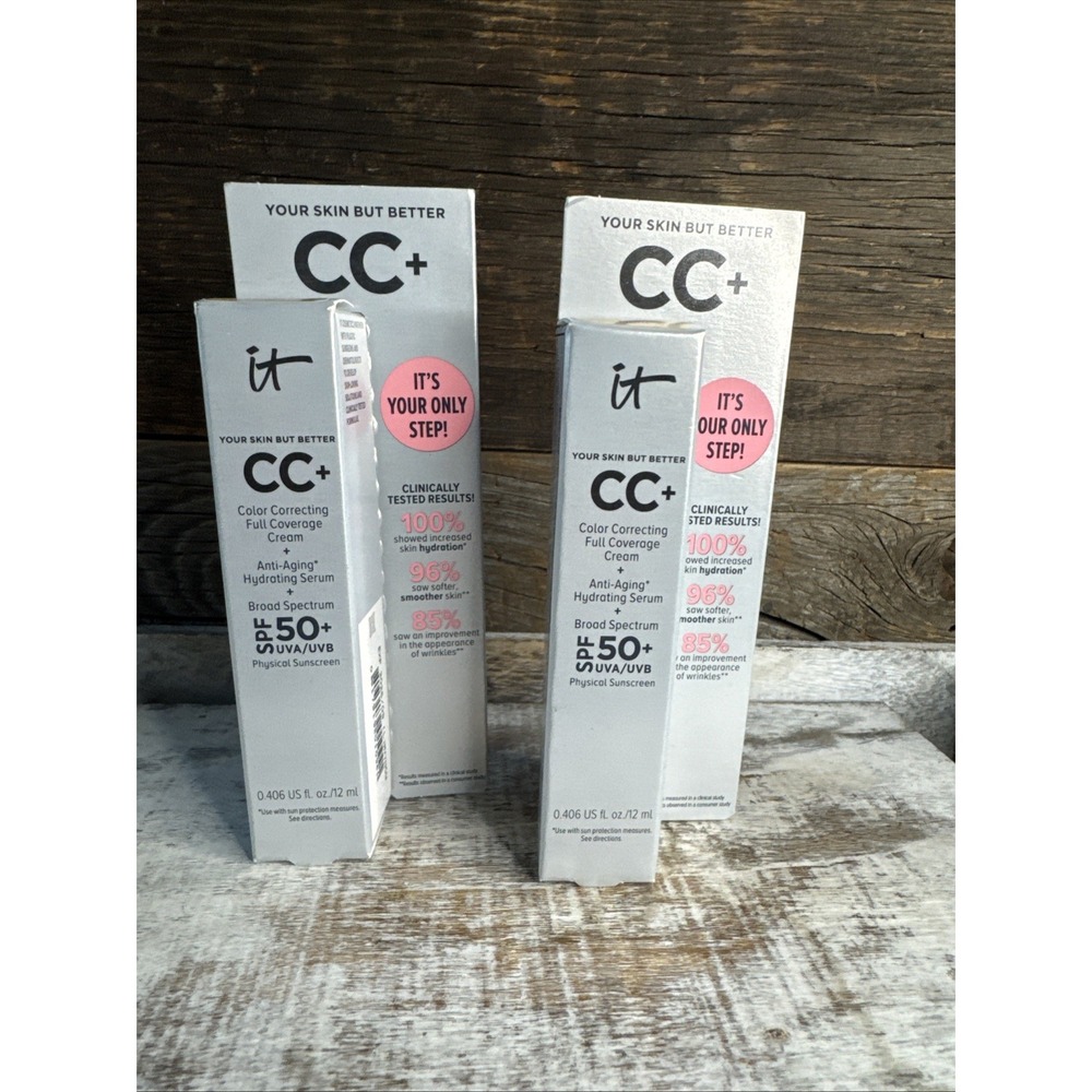 IT Cosmetics CC Cream Light 12ml - Set of 2 | MSRP = $38 - Picture 2 of 7